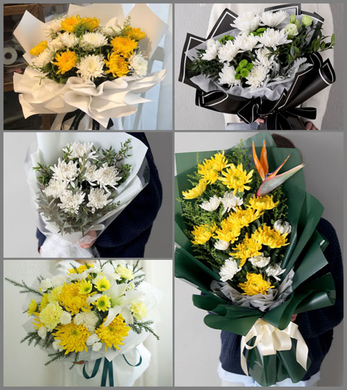 吉林辽源市龙山区南康街道白事花束代送